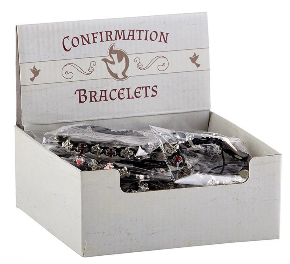 Confirmation Medals Macrame Bracelets