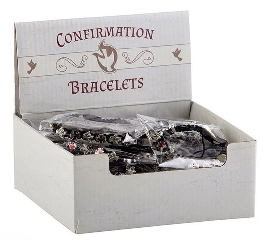 Confirmation Medals Macrame Bracelets
