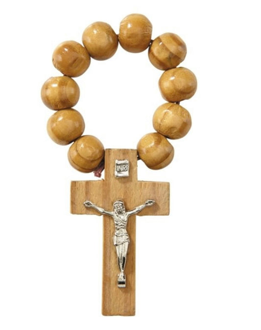Wood Rosary Ring