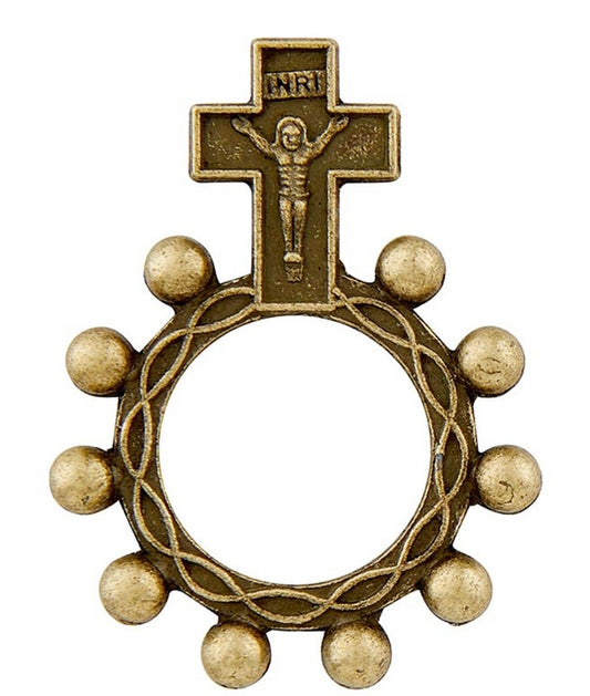 Bronze Finish Rosary Ring