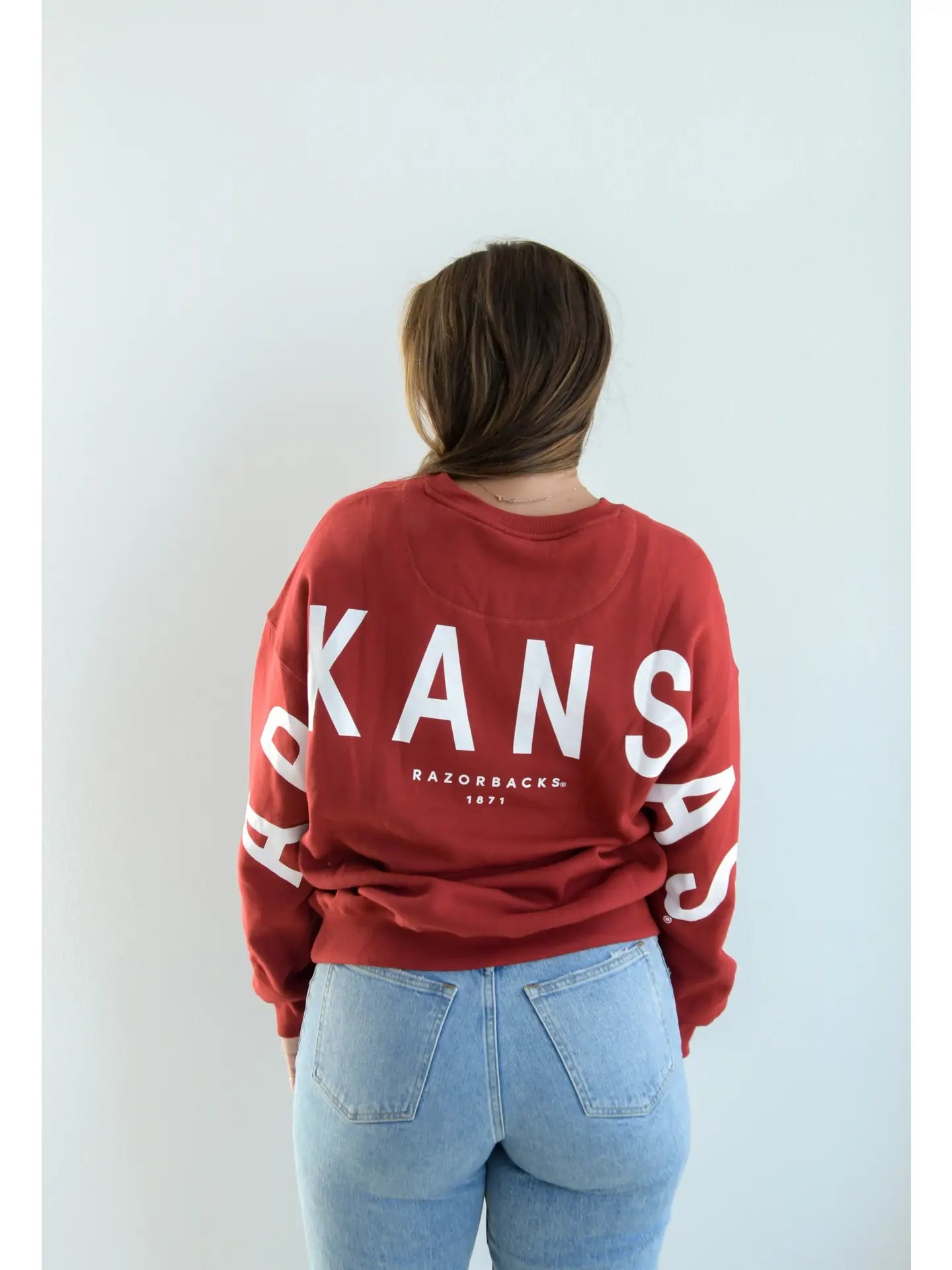 Crimson UARK Crewneck