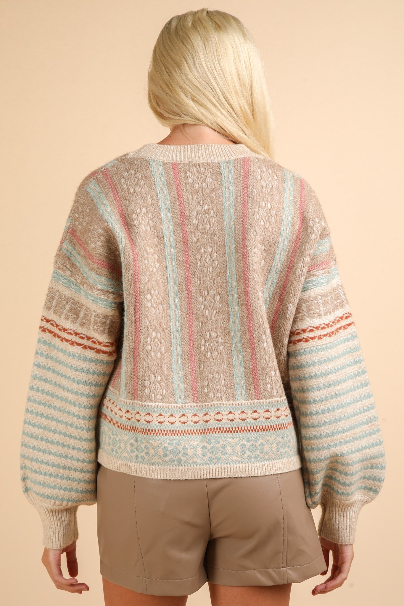 Aztec Knit Sweater