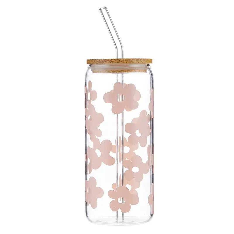 Pink Floral Cold Brew Tumbler
