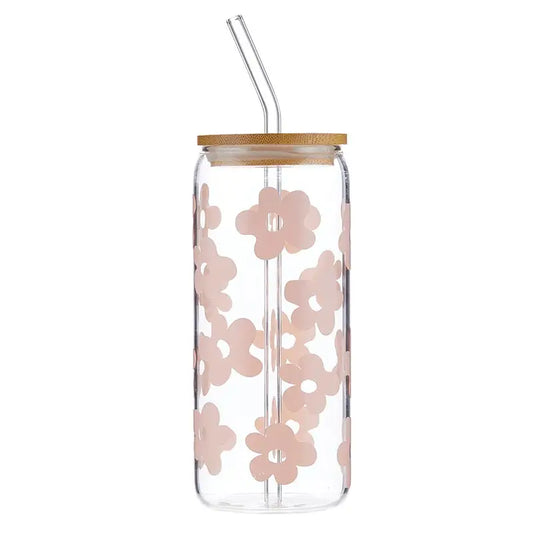 Pink Floral Cold Brew Tumbler
