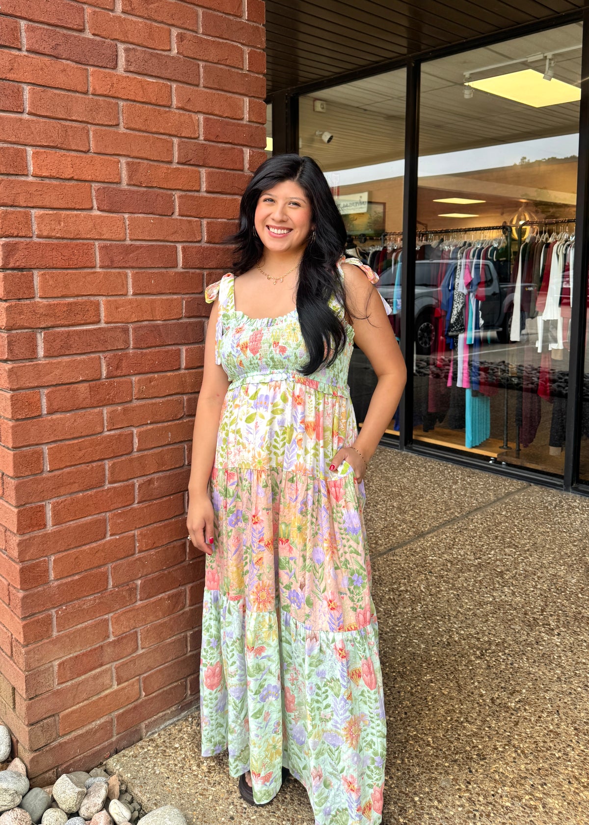 Garden Dream Smocked Dress