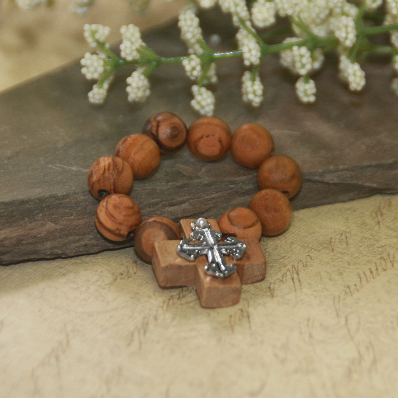 Olivewood Pocket Rosary