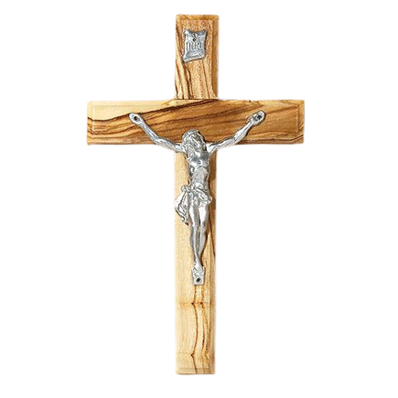4” Olive Wood Crucifix