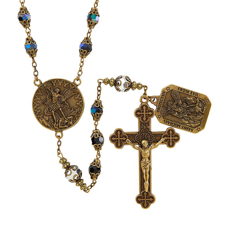 Vintage Rosary - St Michael