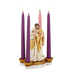 Holy Family Advent Candleholder