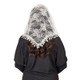 White Little Flower Chapel Veil