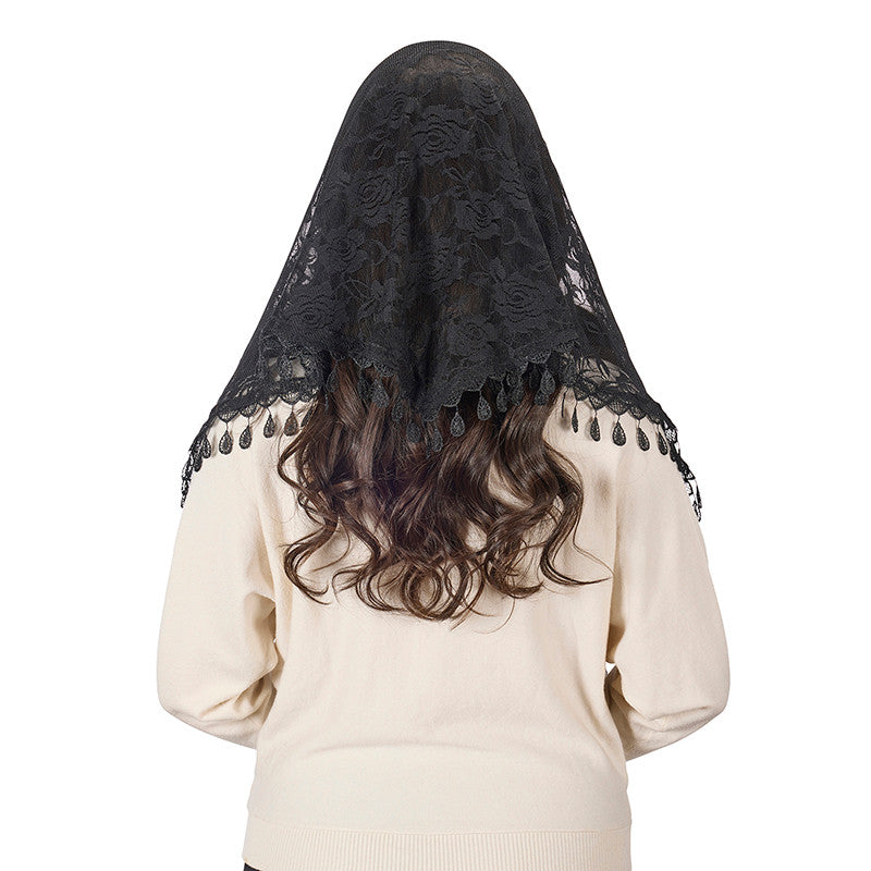 Black Tears of Mary Chapel Veil