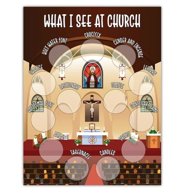 What Do I See At Church Activity Card