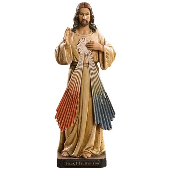 8" Divine Mercy Statue