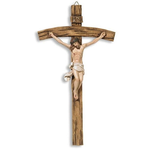 Papal Resin Wall Crucifix