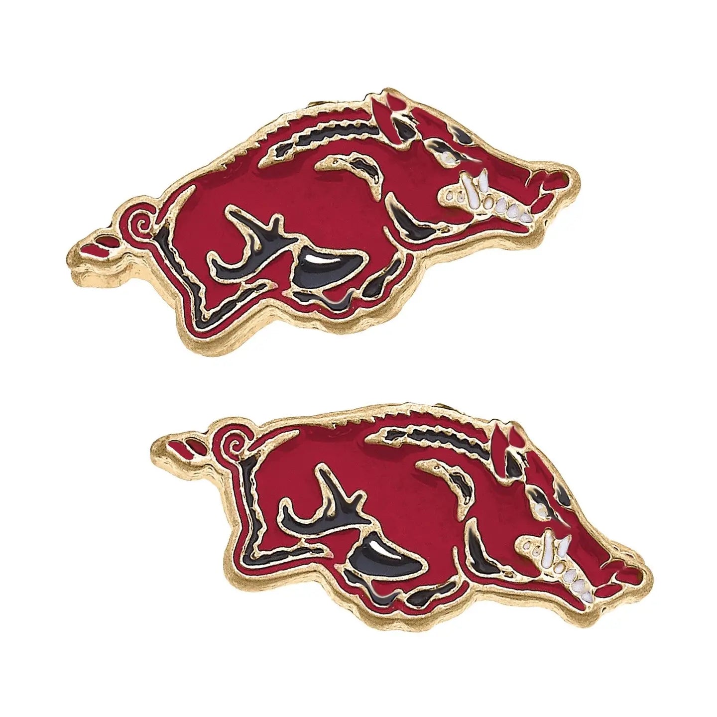 Razorbacks Logo Stud Earrings