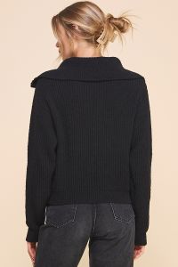 Black Half Zip Pullover