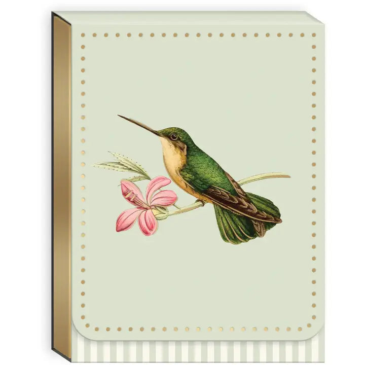 Ephemeral Garden Hummingbird Pocket Notepad