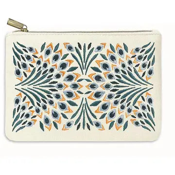 Large Embroidered Pouch