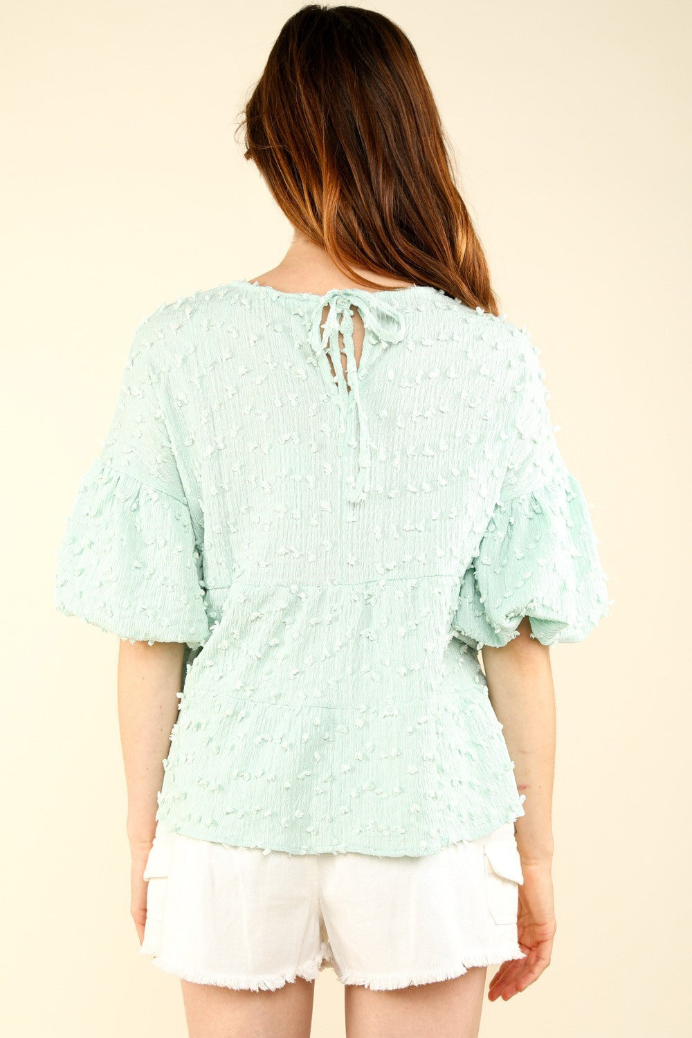 Mint Babydoll Top