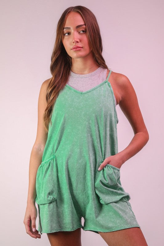 Mineral Washed Romper
