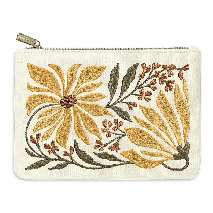Large Embroidered Pouch
