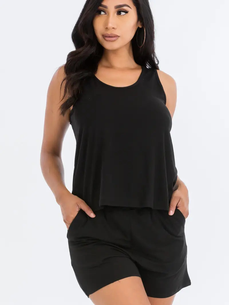 Comfy Tank Top & Shorts Set