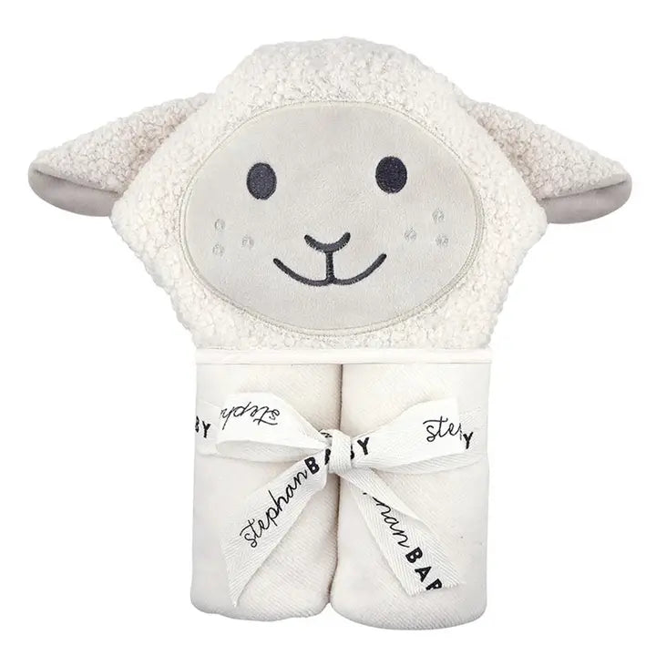 Hooded Towel- Lamb