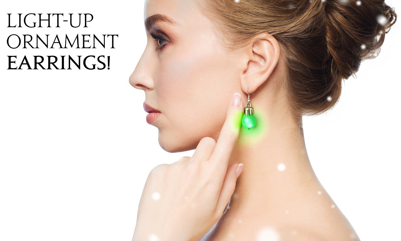 Light Up Ornament Earrings