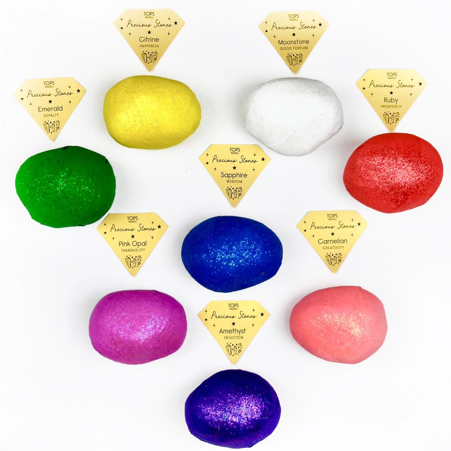 Mini Surprize Ball Magical Precious Gemstones Asst