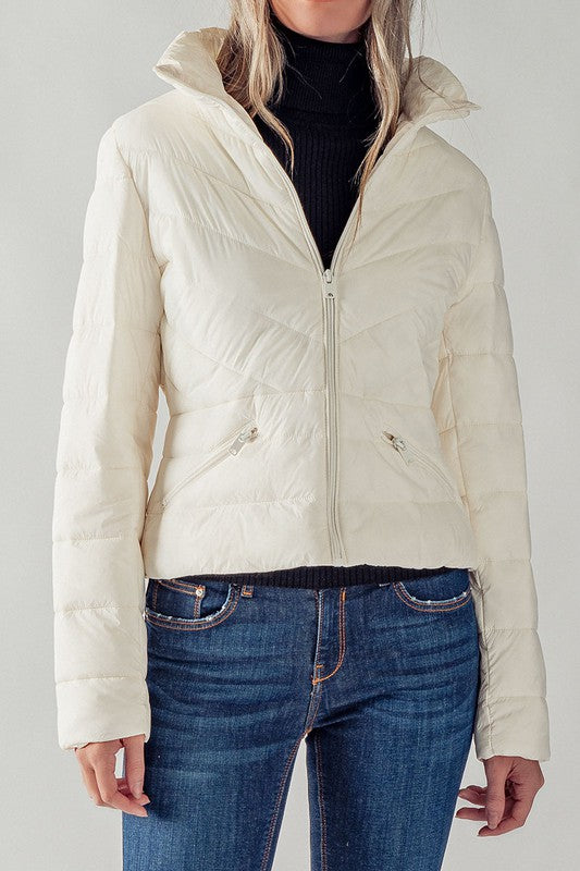 Snowy Quilted Jacket