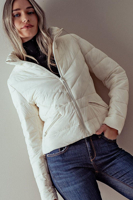 Snowy Quilted Jacket