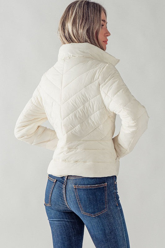 Snowy Quilted Jacket