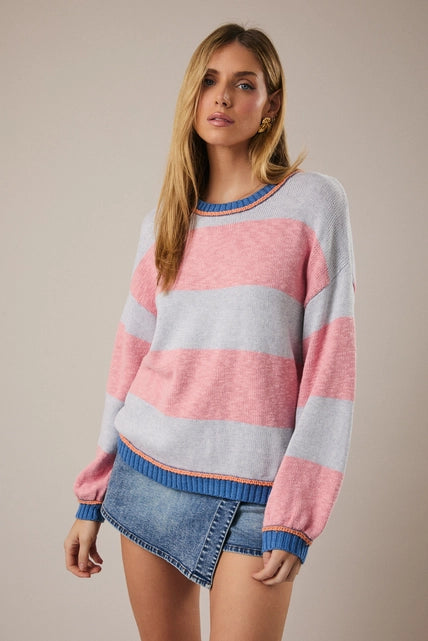 Coral Reef Stripe Sweater