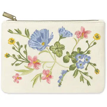 Large Embroidered Pouch