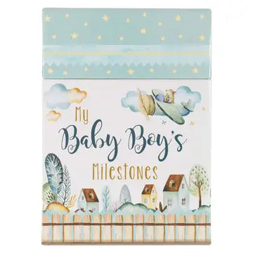 My Baby Milestones Card Box