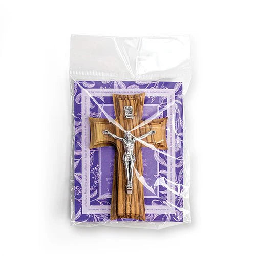 Olive Wood Crucifix Magnet