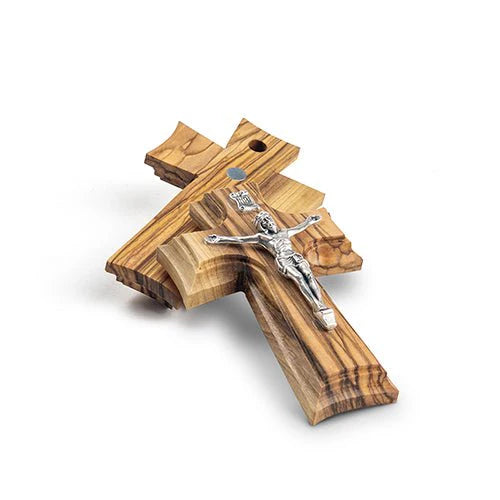 Olive Wood Crucifix Magnet