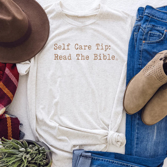 Self Care Tip_ Read the Bible Tee