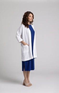 COTTON GAUZE LONG CARDIGAN