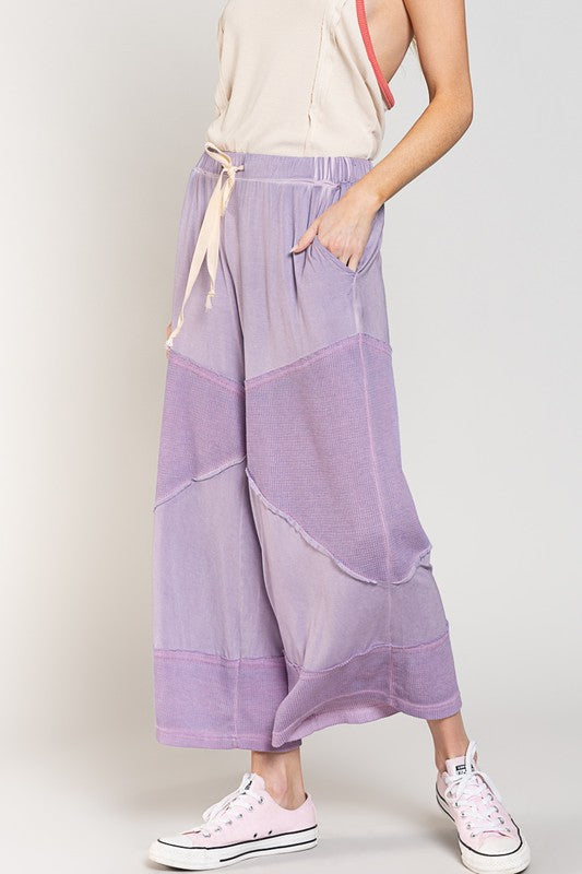 Dusty Lilac Loose Knit Pant