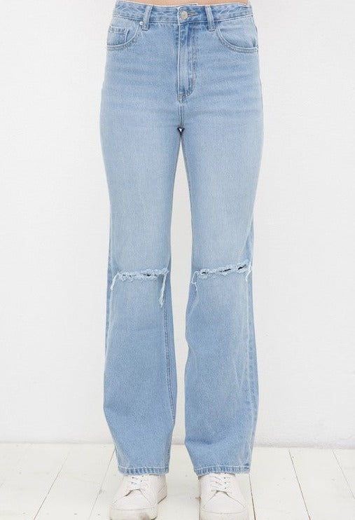 Straight Leg Light Jeans