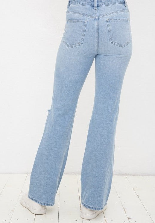 Straight Leg Light Jeans