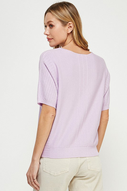 Lilac Dolman Sweater