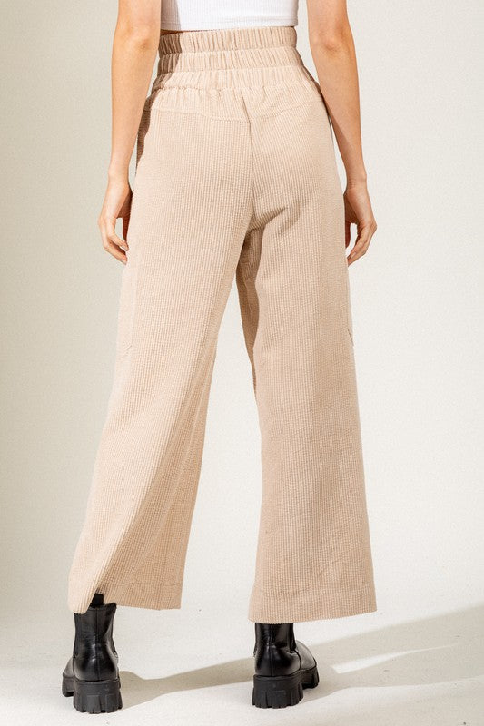 Vanilla Corduroy Wide Pant