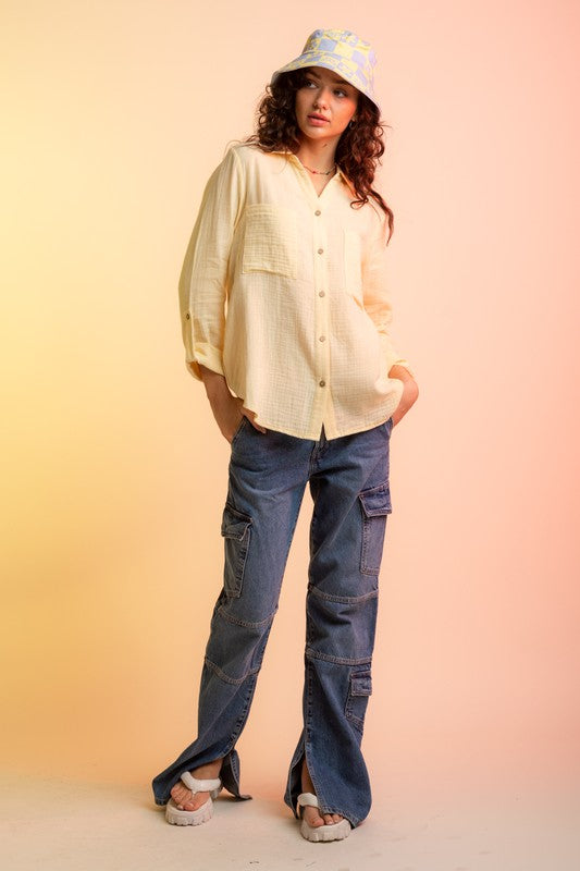 Sunny Gauze Long Sleeve Shirt