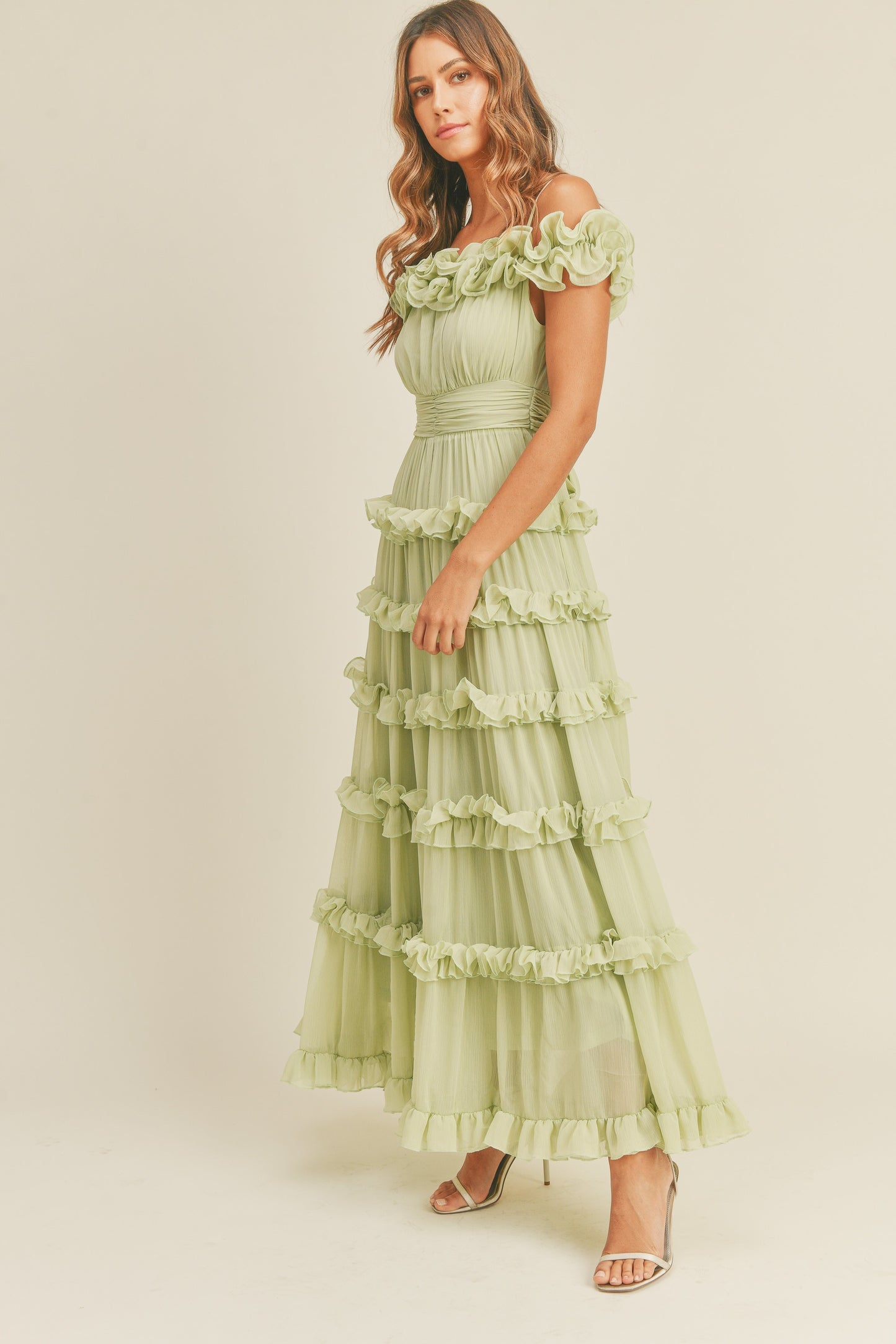 Tinkerbell Tiered Ruffle Dress