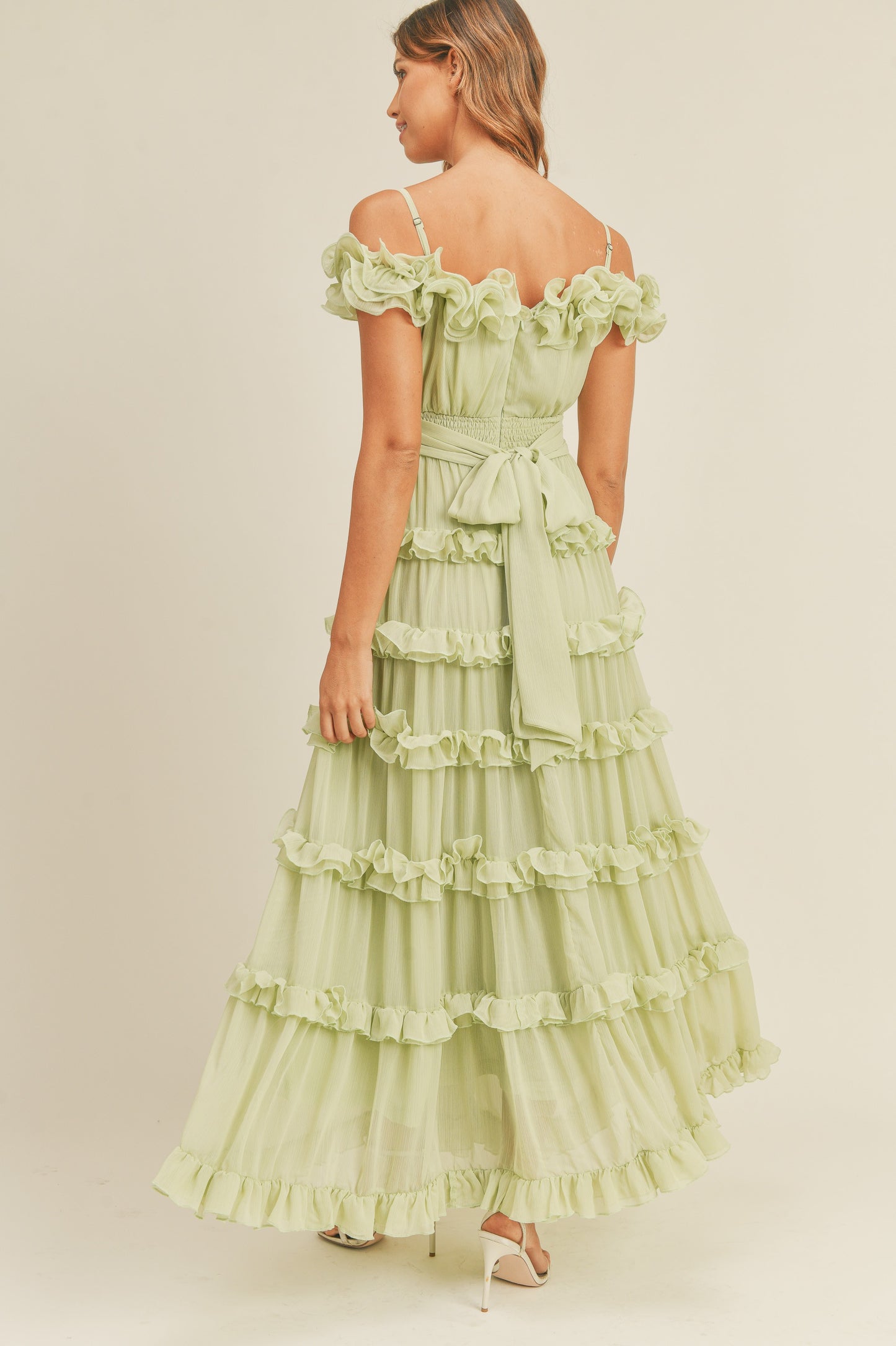 Tinkerbell Tiered Ruffle Dress