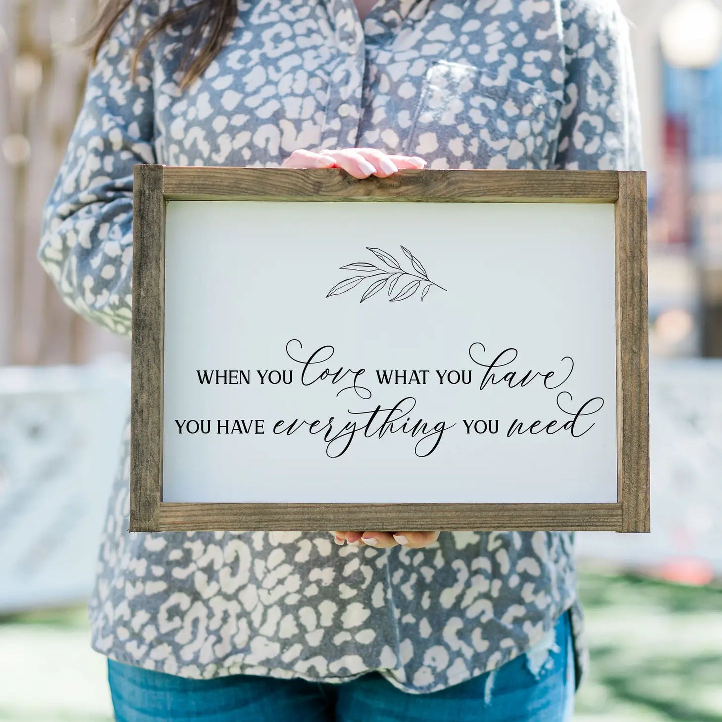 Farmhouse Sign, Wall Sign, Home Decor, Everything You Need