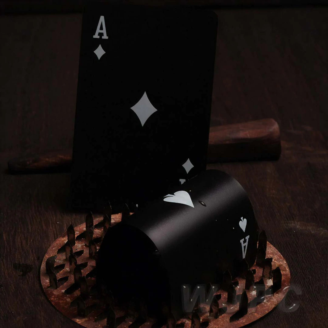 Black Waterproof Playing Cards