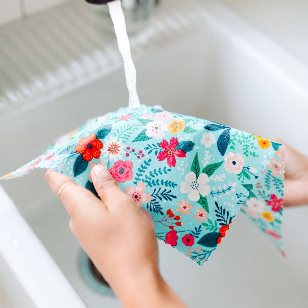 Spring Floral Food Wrap Set of 3